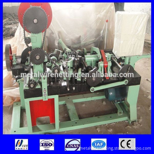 reverse twist barbed wire machine